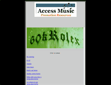 Tablet Screenshot of 60krolex.accessmusic.biz