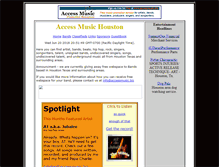 Tablet Screenshot of houston.accessmusic.biz